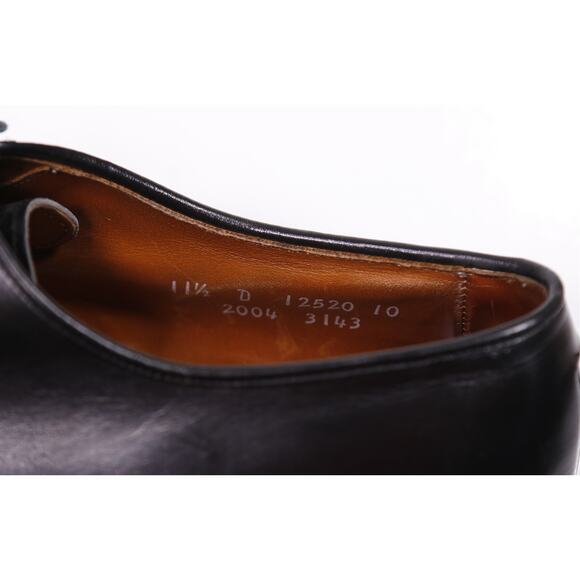 Allen Edmonds Byron Black Captoe Oxford Leather Dress Shoes Men\'s US 11.5 D main image 6